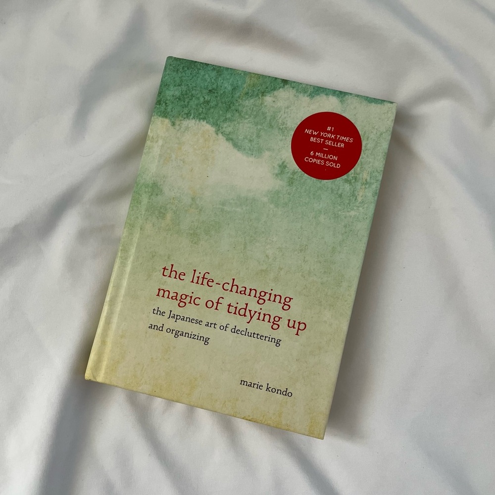 "the life-changing magic of tidying up" by Marie Kondo